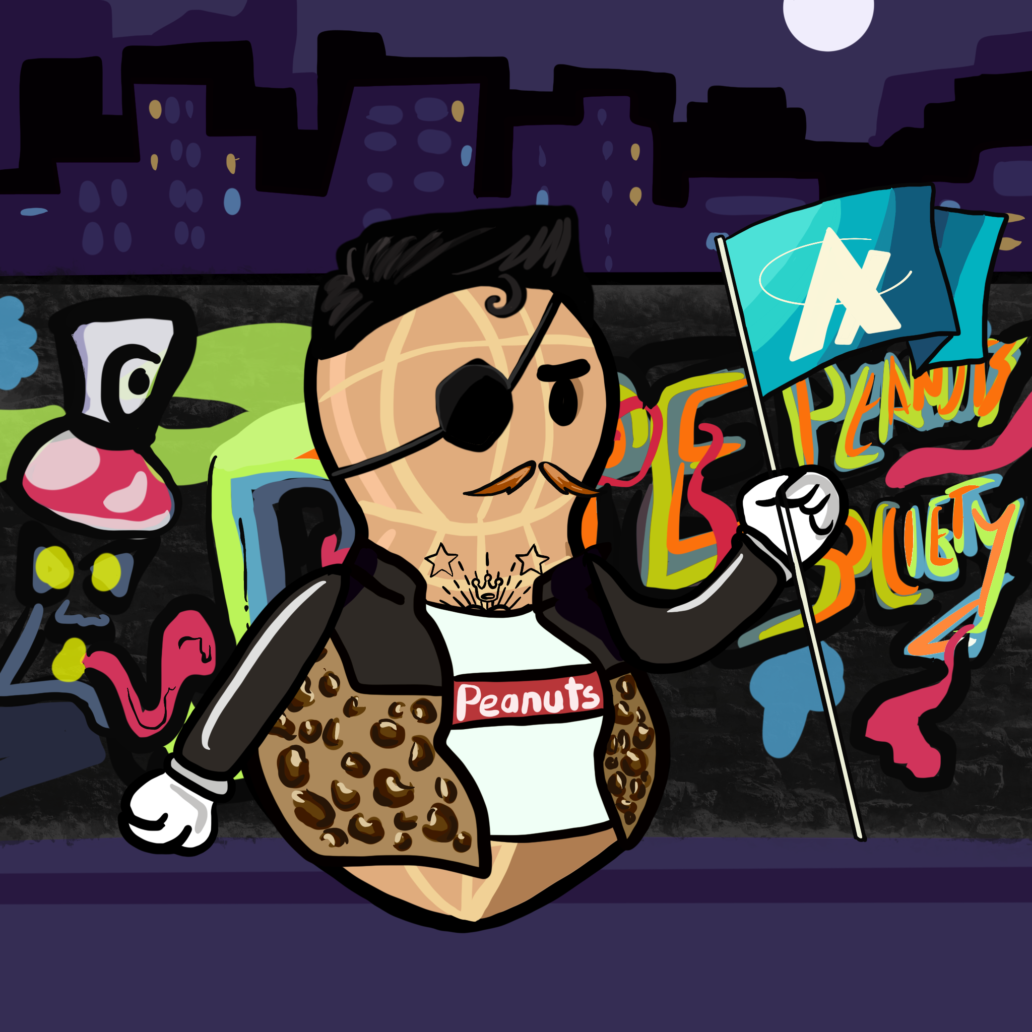 Dope Peanut Society #965 NFT on Algorand