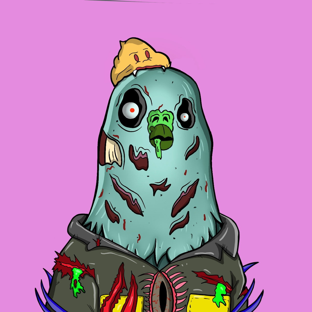 Mutant Ghetto Pigeon #320 NFT on Algorand