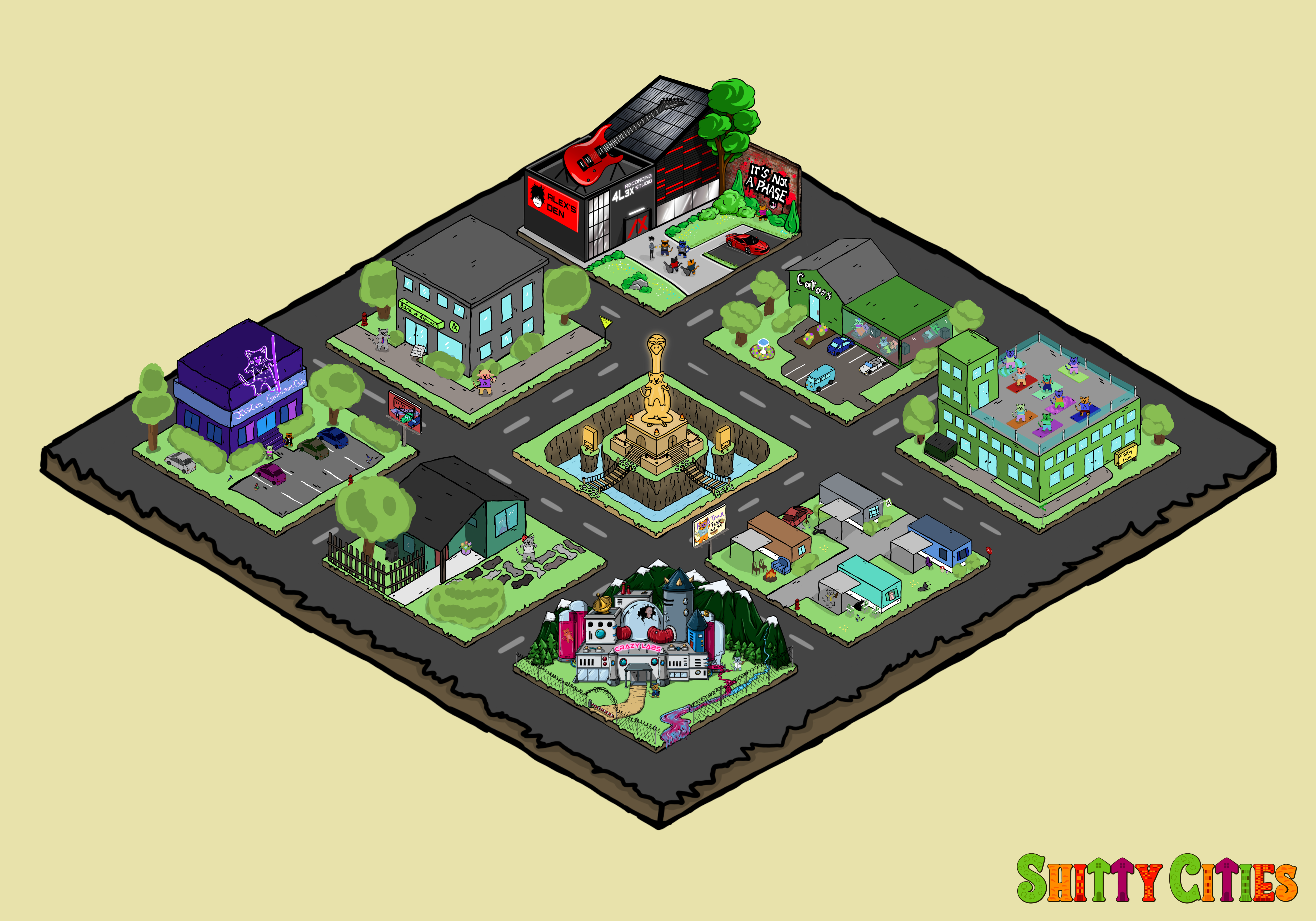 Shitty City #378 NFT on Algorand