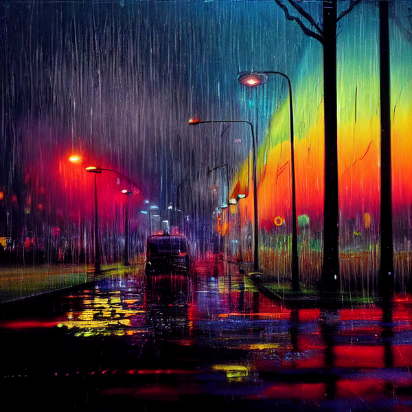 An image of Colorful Rain V2 #30