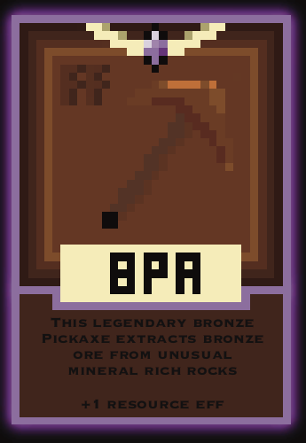 Bronze Pickaxe (Legendary)