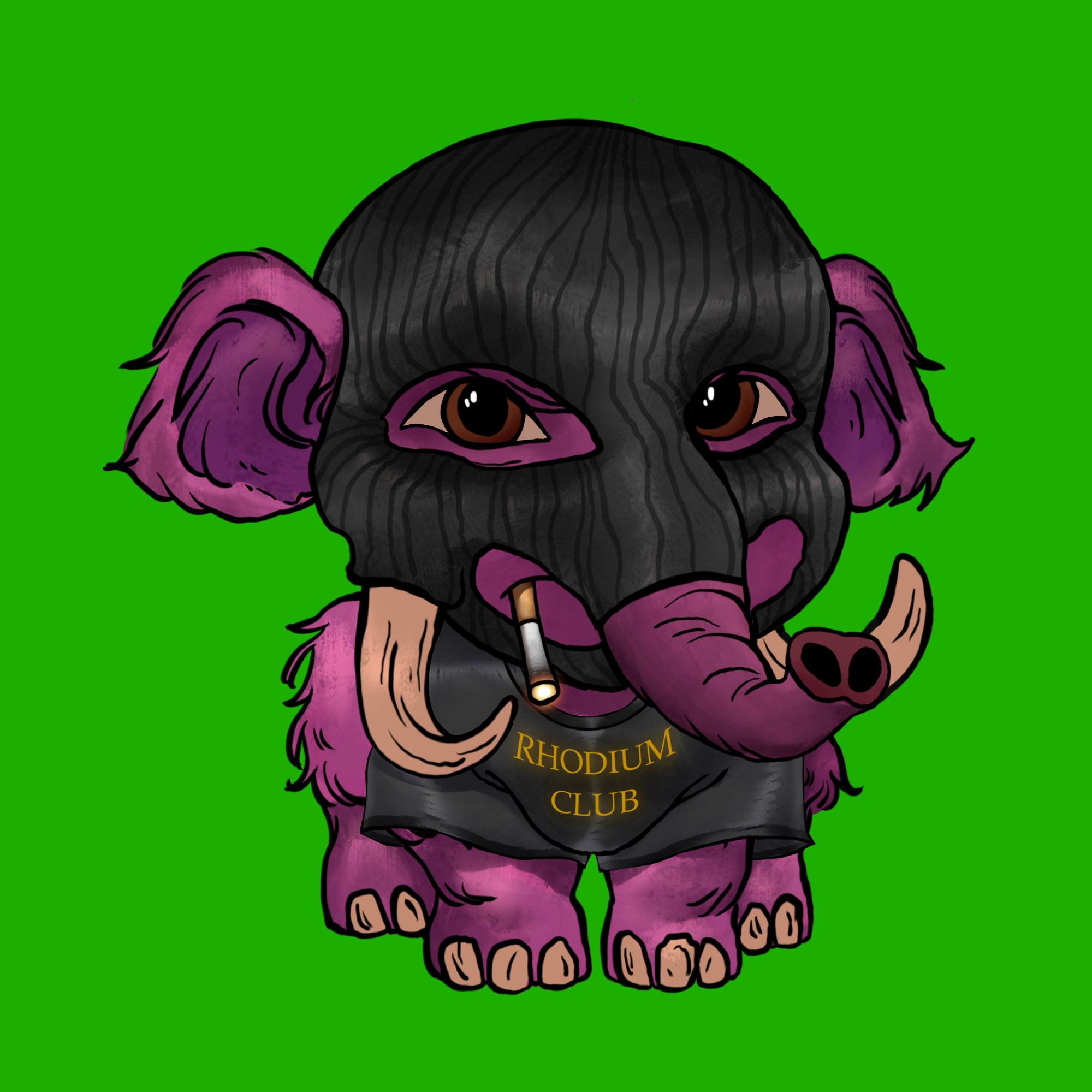 Naughty Mammoth #0945 NFT on Algorand