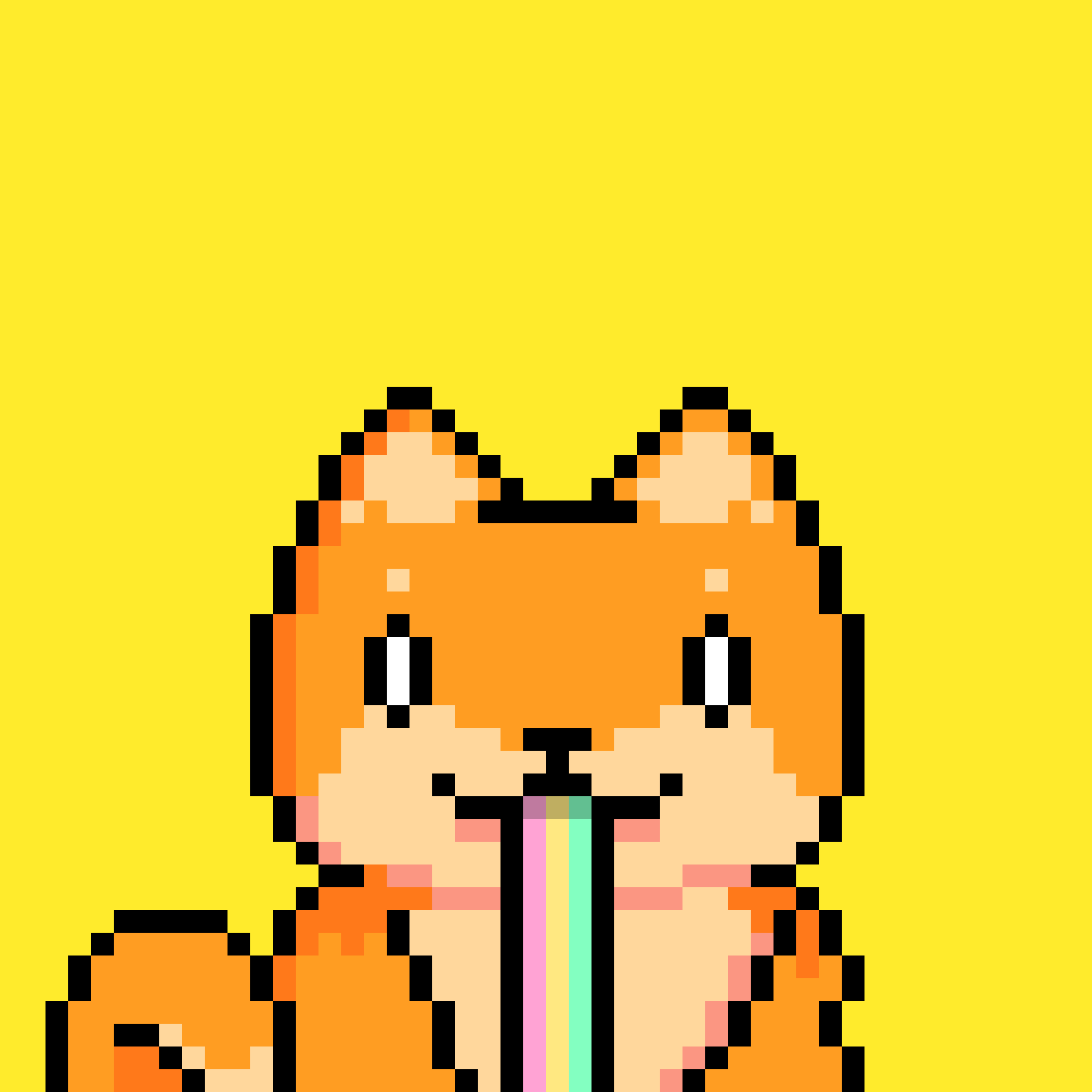 Pixel Inu #579 NFT on Algorand
