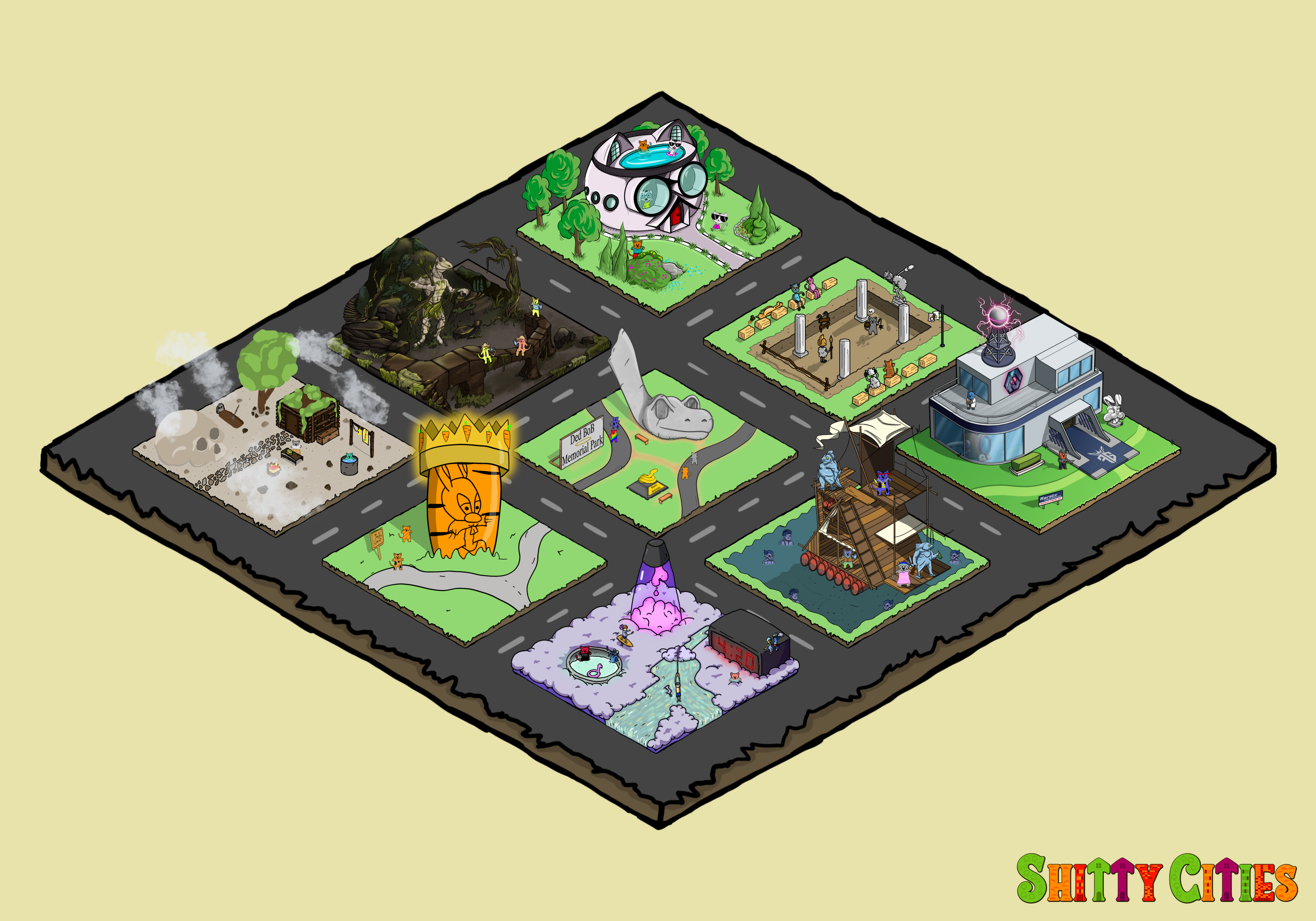 Shitty City #103 NFT on Algorand