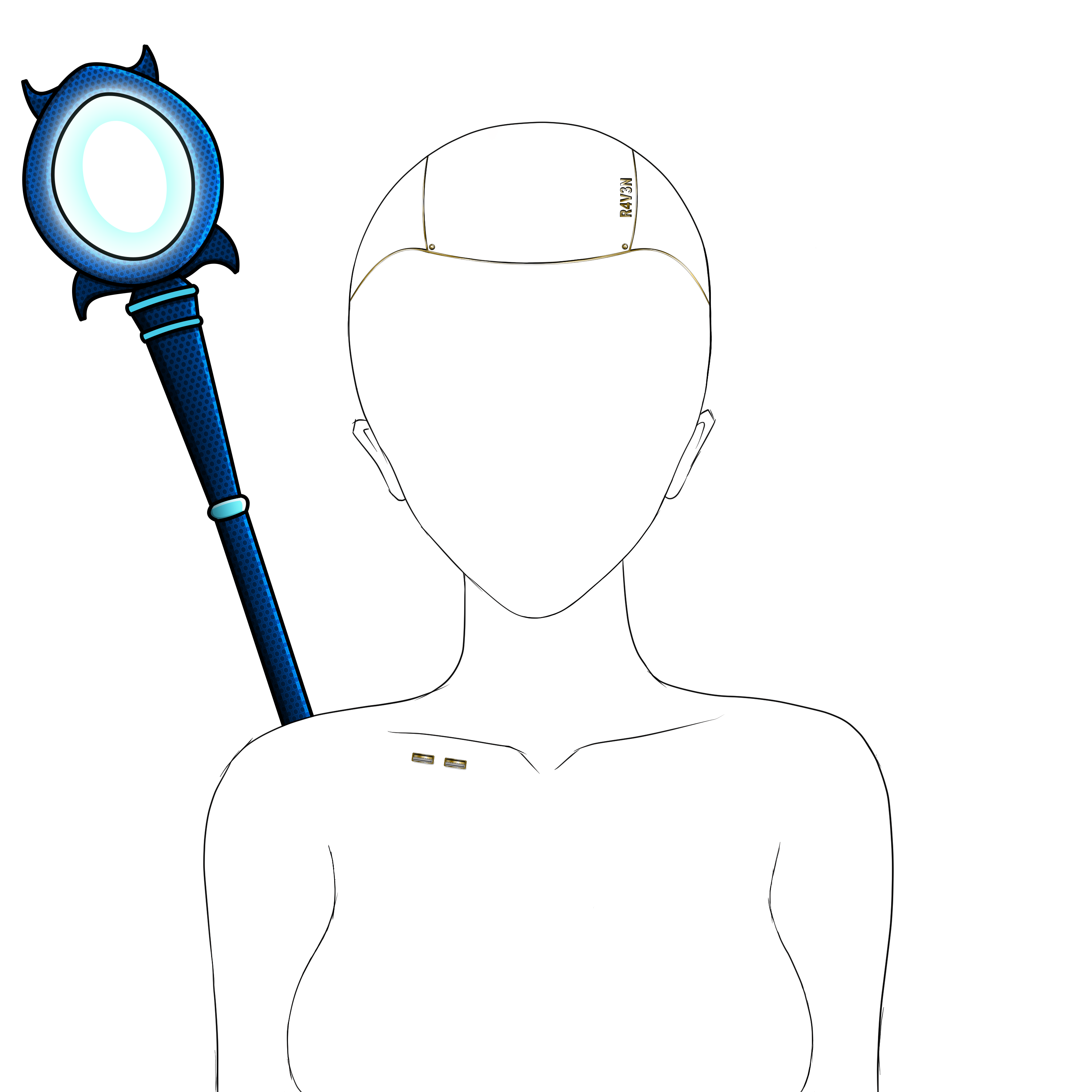 R4V3N Trait - Back 31 NFT on Algorand