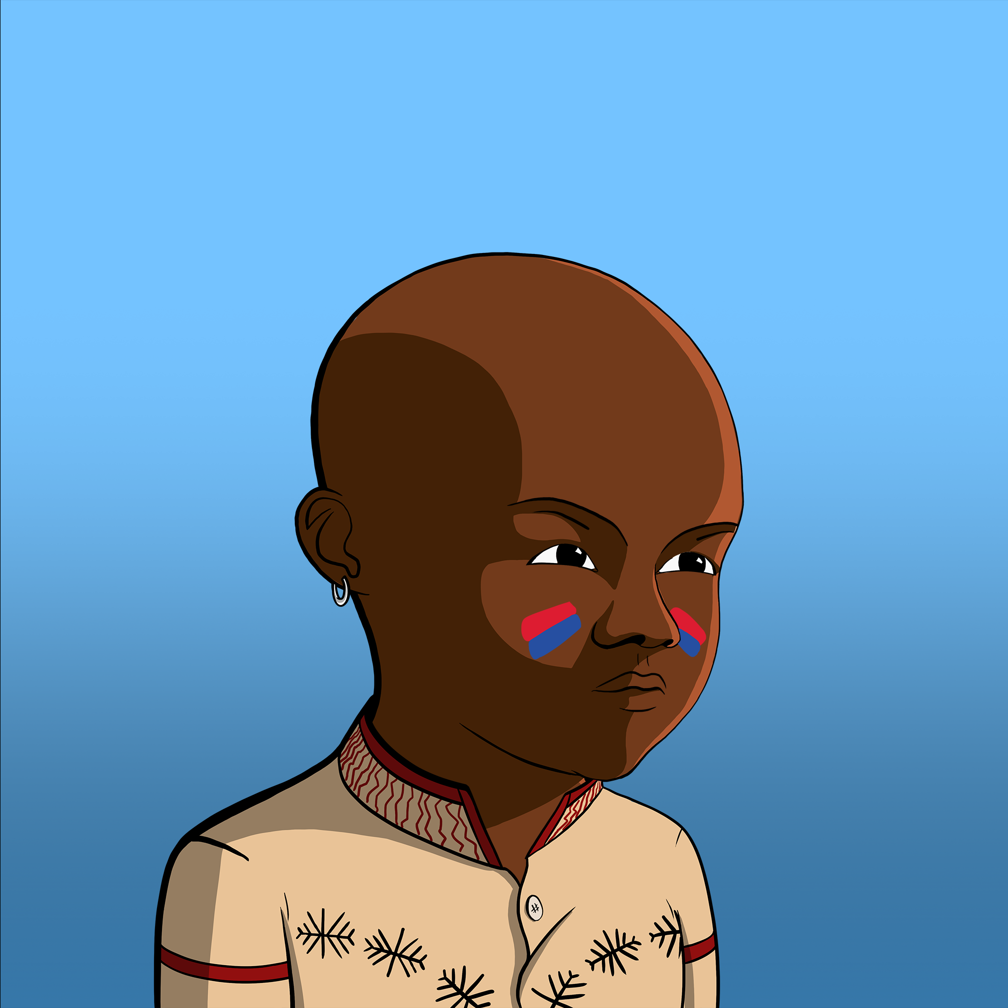 Bald Head #1042 NFT on Algorand