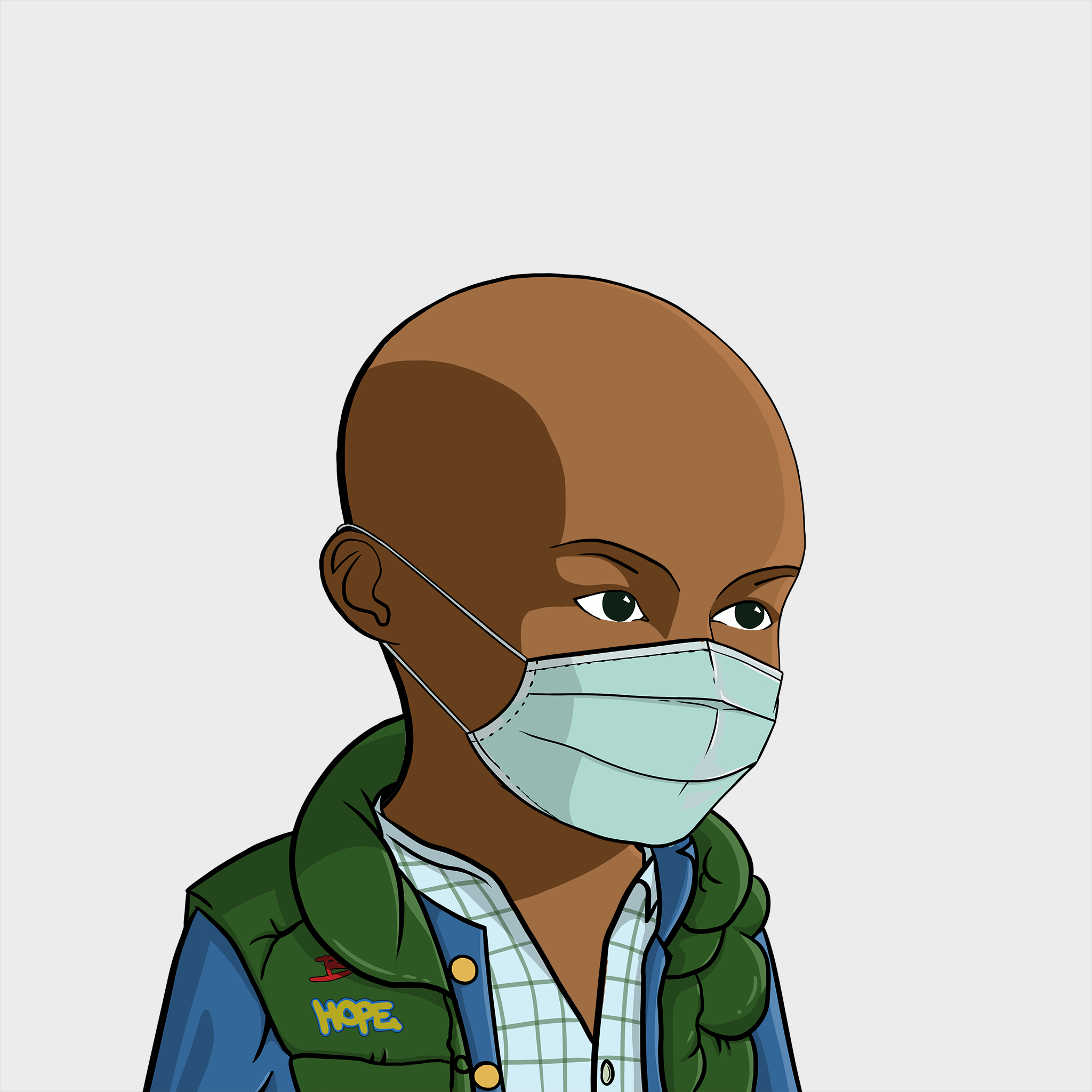Bald Head #1067 NFT on Algorand