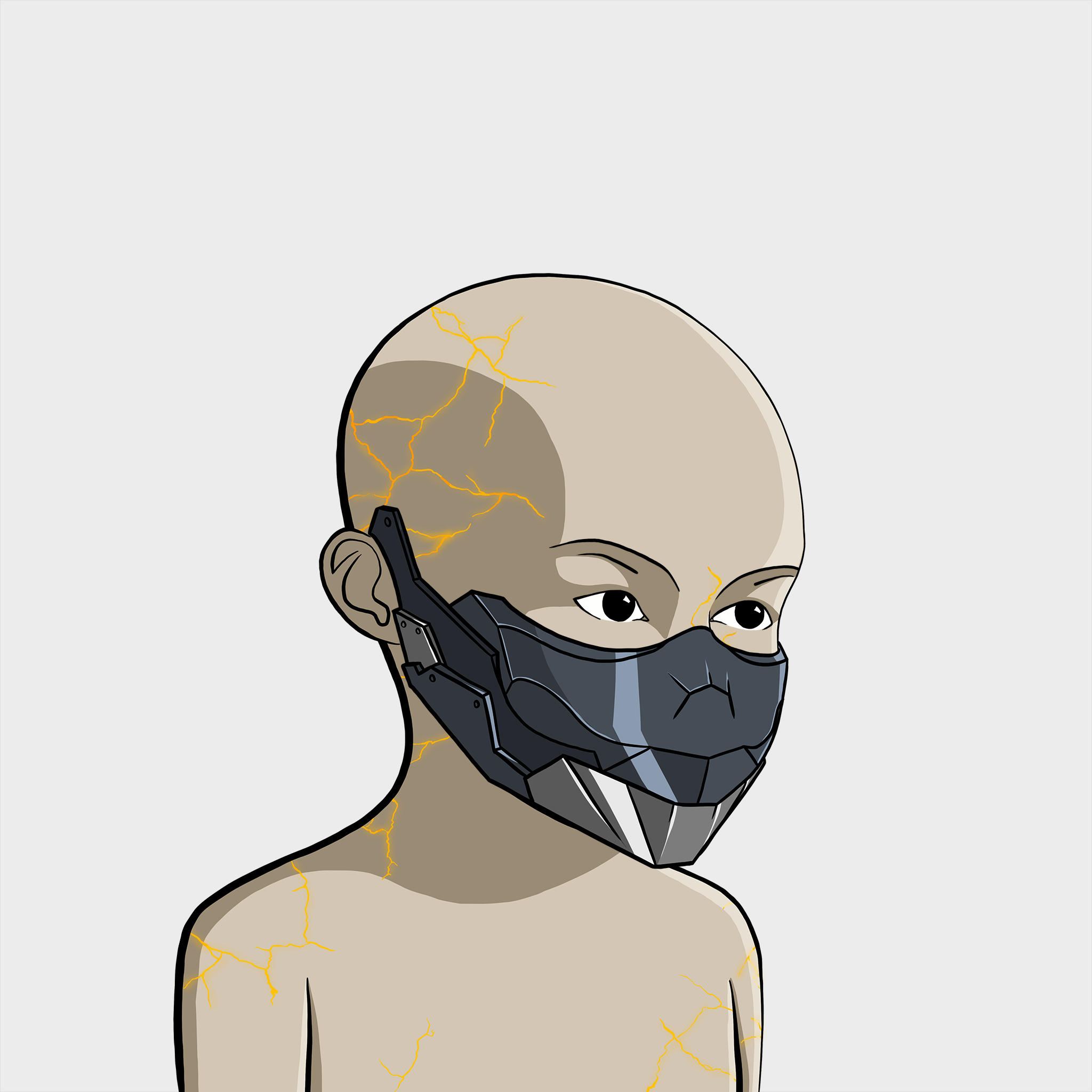 Bald Head #1092 NFT on Algorand
