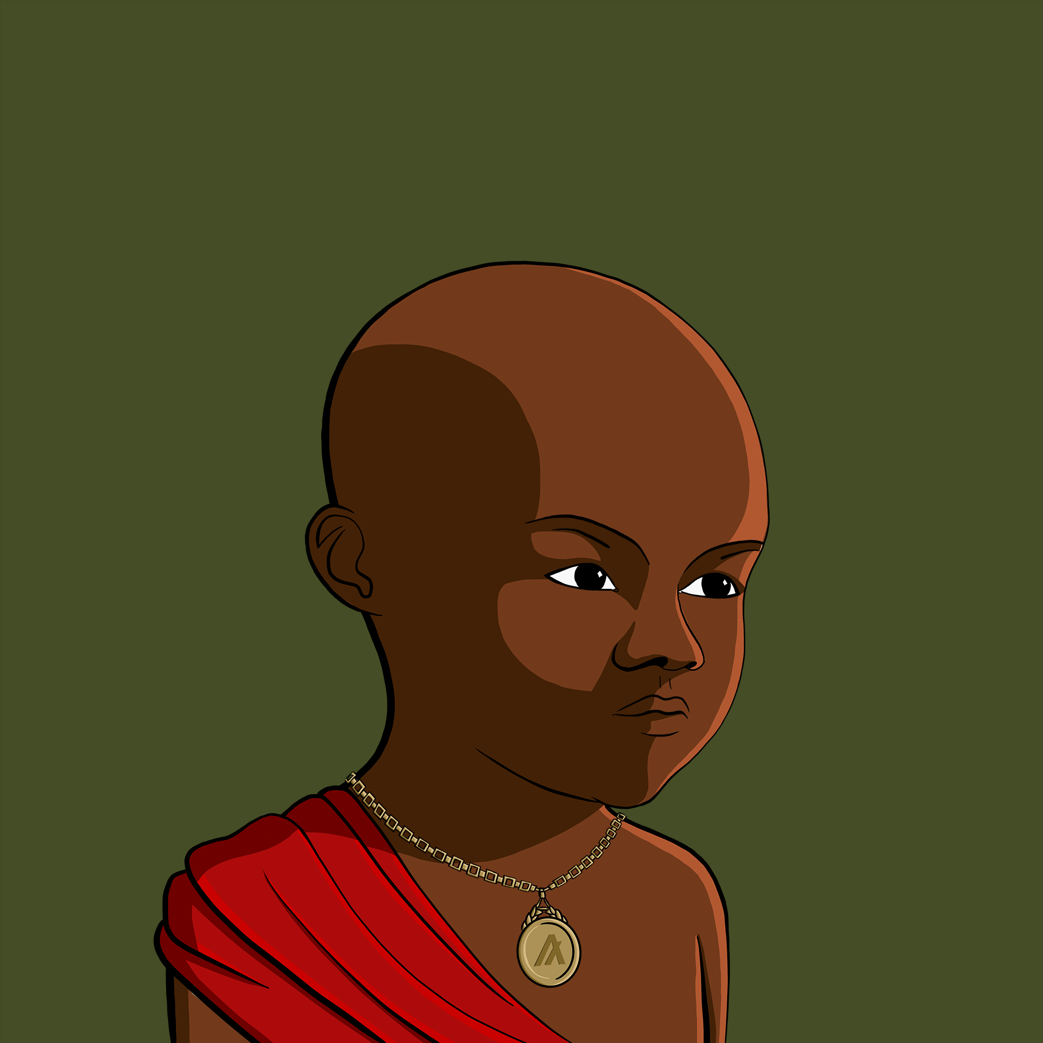 Bald Head #1175 NFT on Algorand