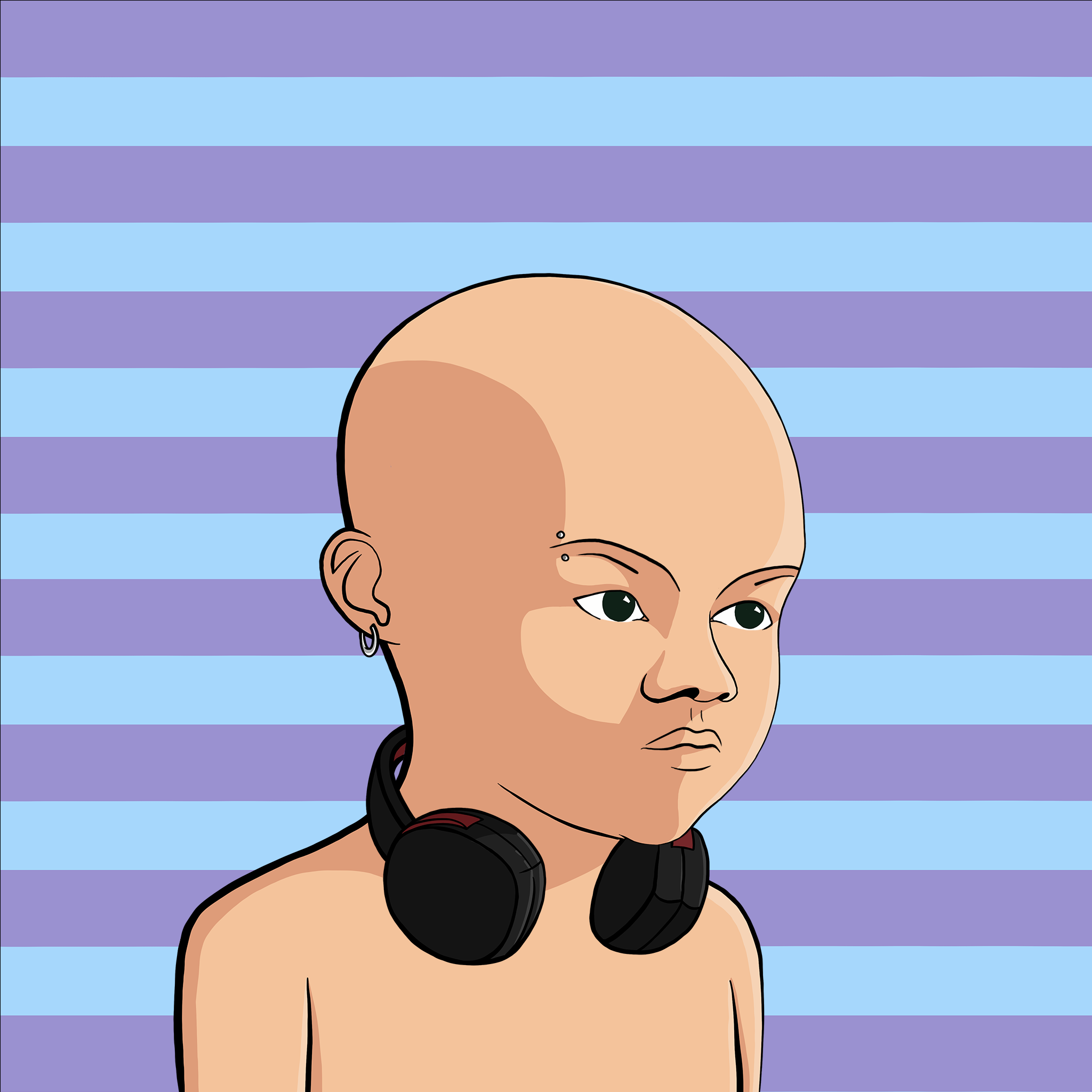 Bald Head #1176 NFT on Algorand