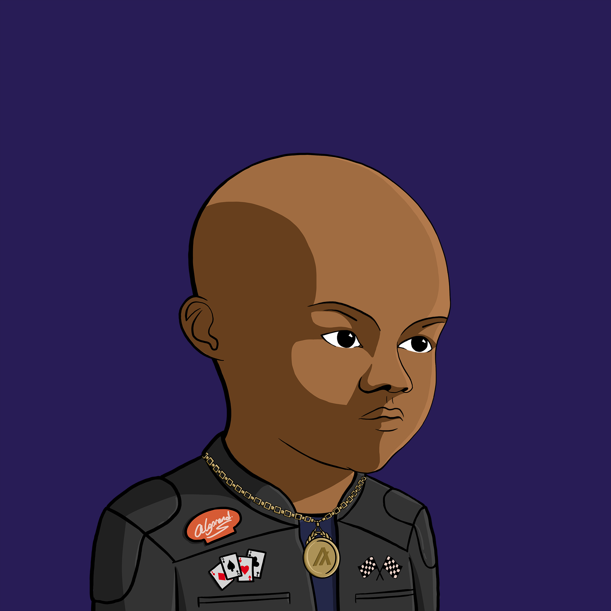 Bald Head #1238 NFT on Algorand