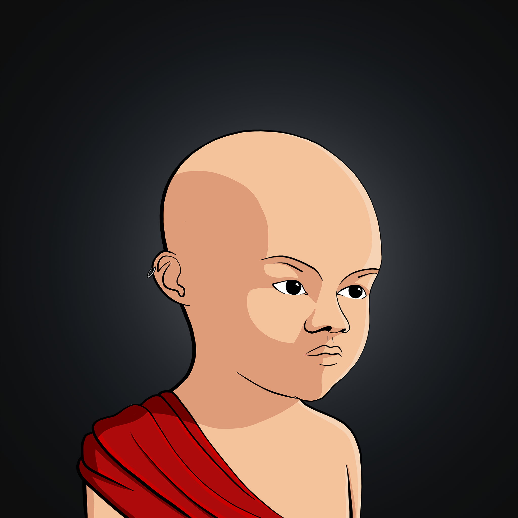Bald Head #1251 NFT on Algorand