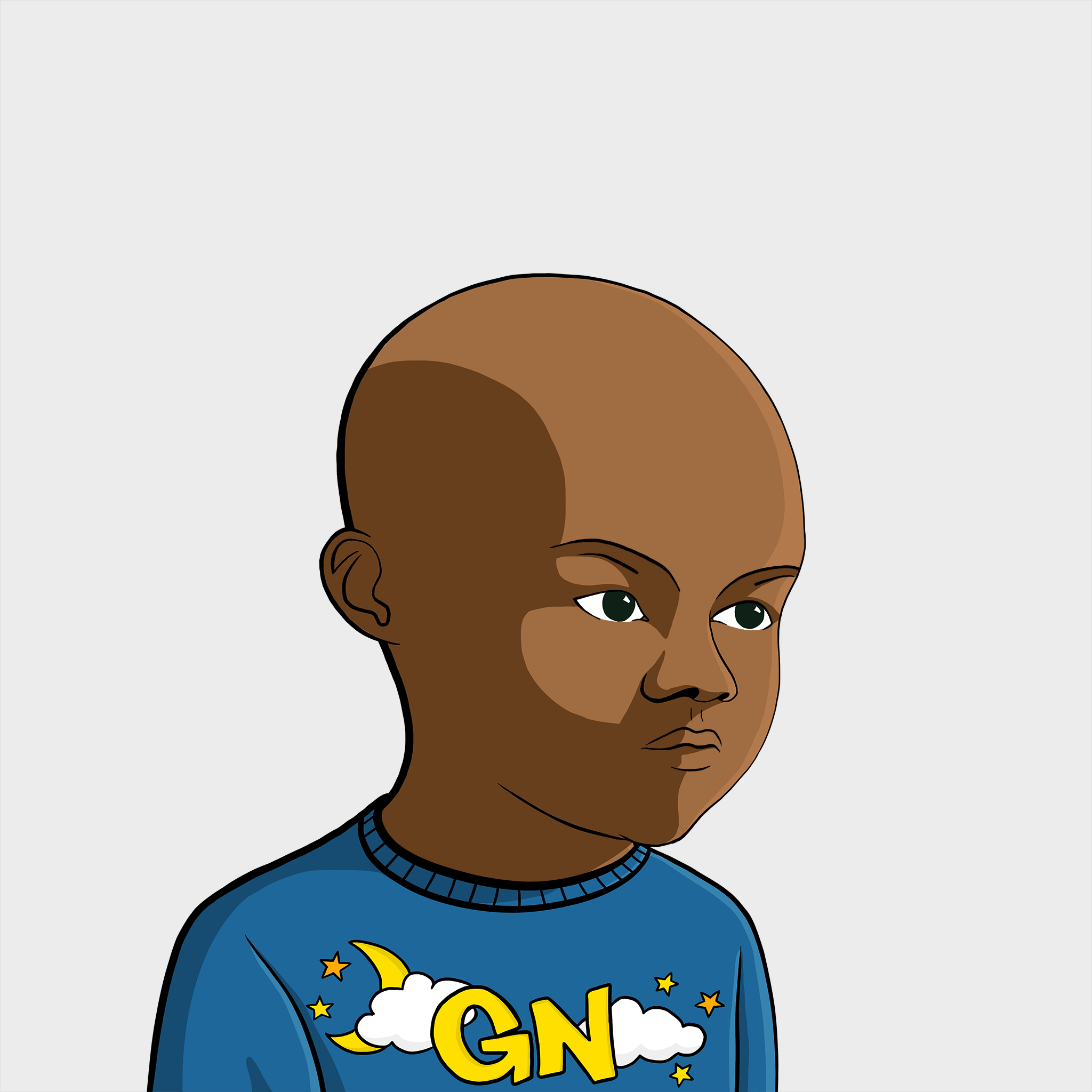 Bald Head #1281 NFT on Algorand