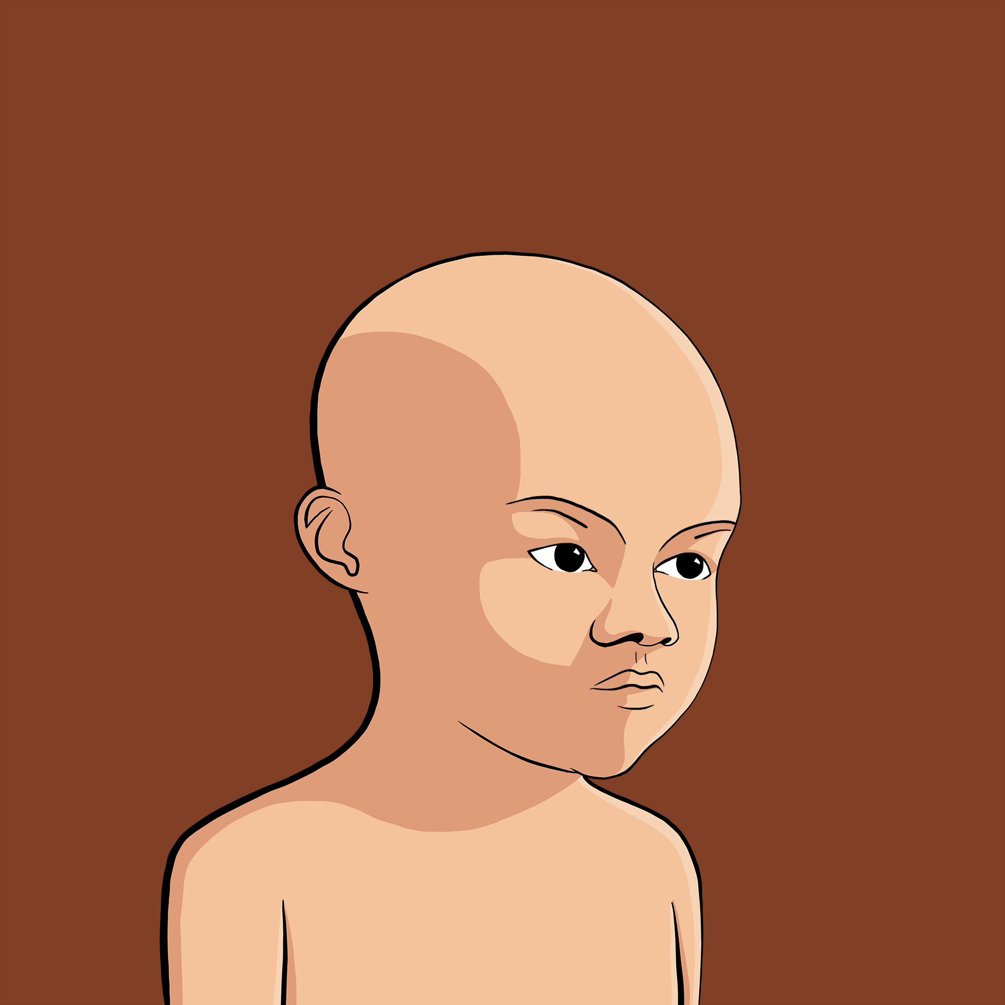 Bald Head #1298 NFT on Algorand