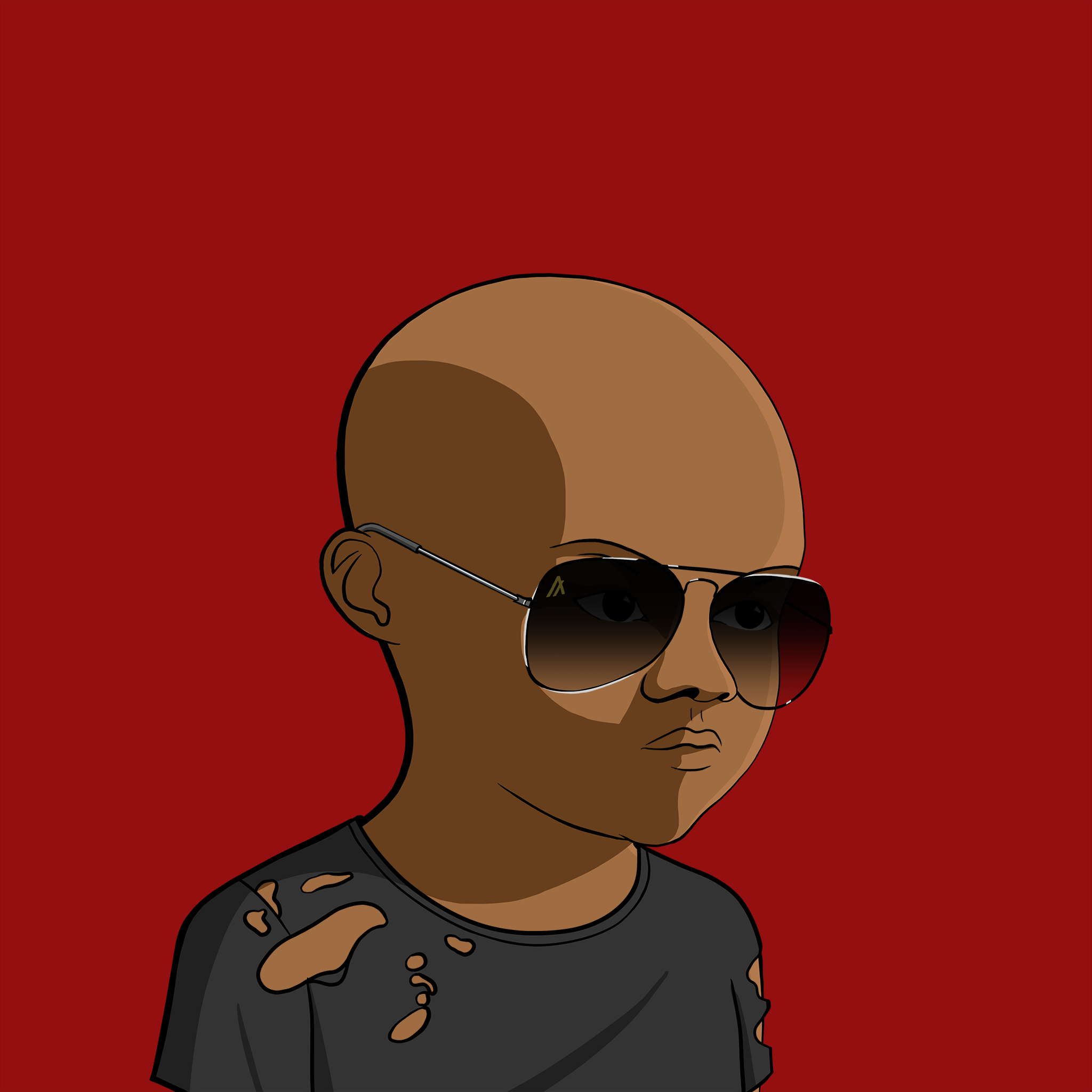 Bald Head #1306 NFT on Algorand