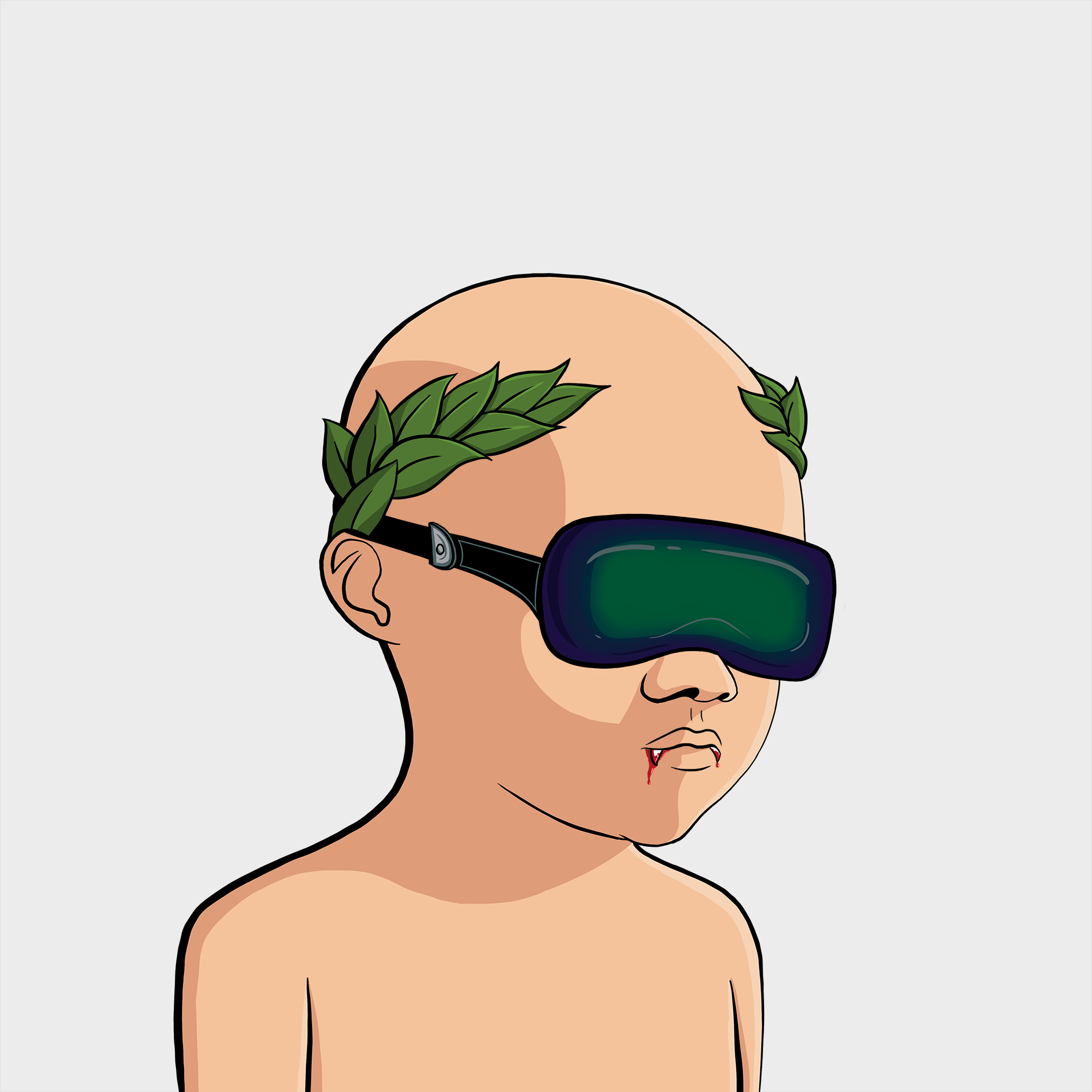 Bald Head #1366 NFT on Algorand