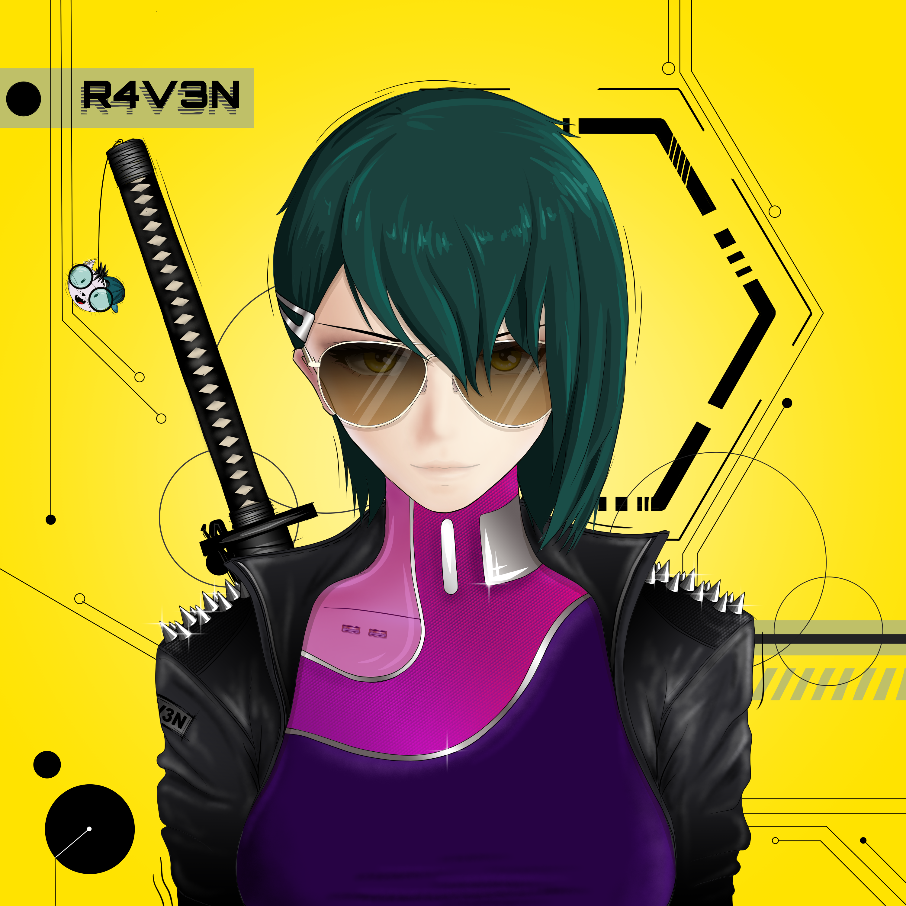 R4V3N Base #563 NFT on Algorand