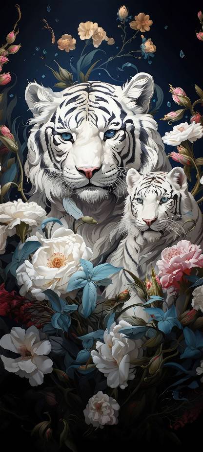 Wondrous White Tiger