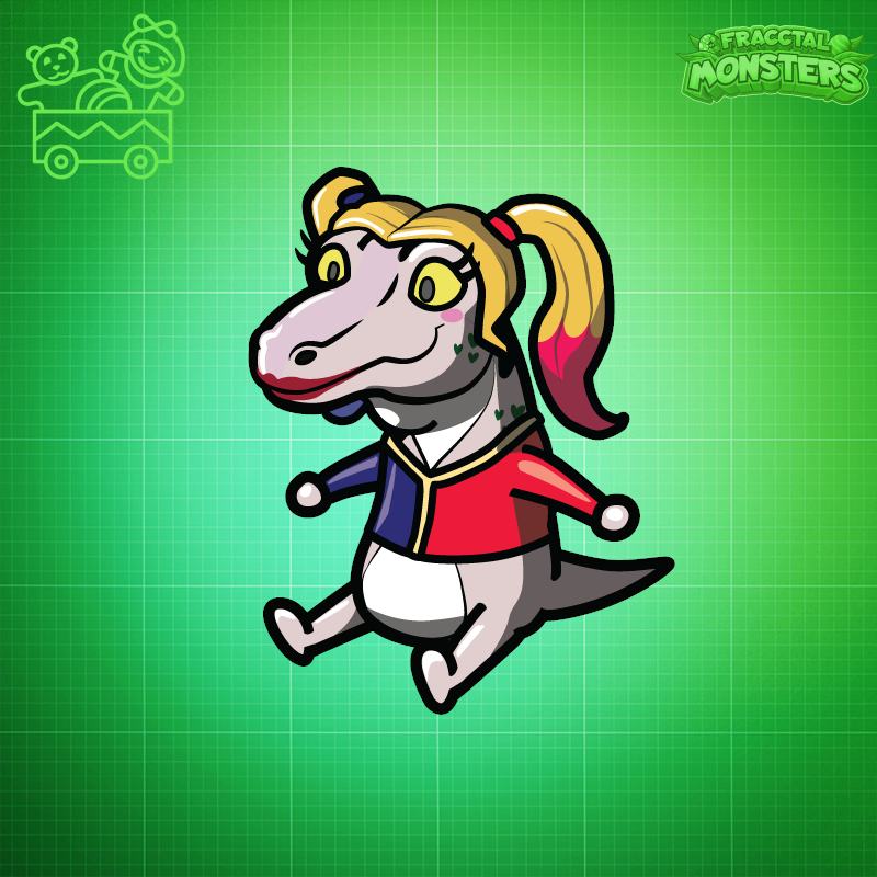 Fracctal Goanna Plushie #2 NFT on Algorand