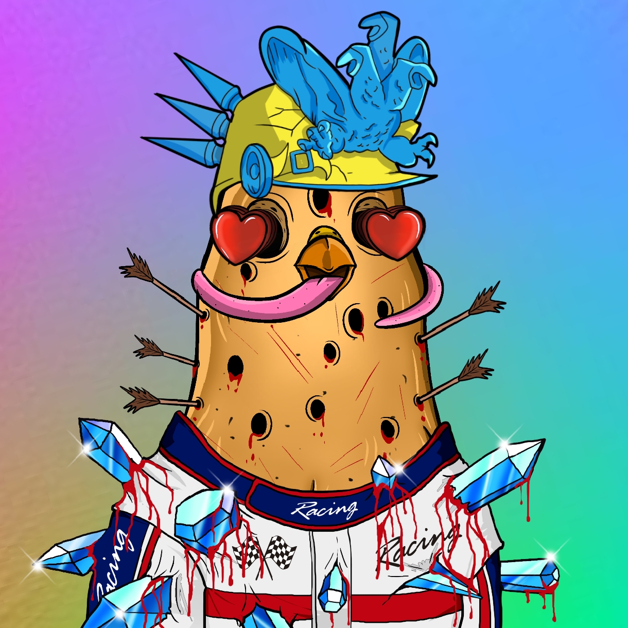 Mutant Ghetto Pigeon #479 NFT on Algorand