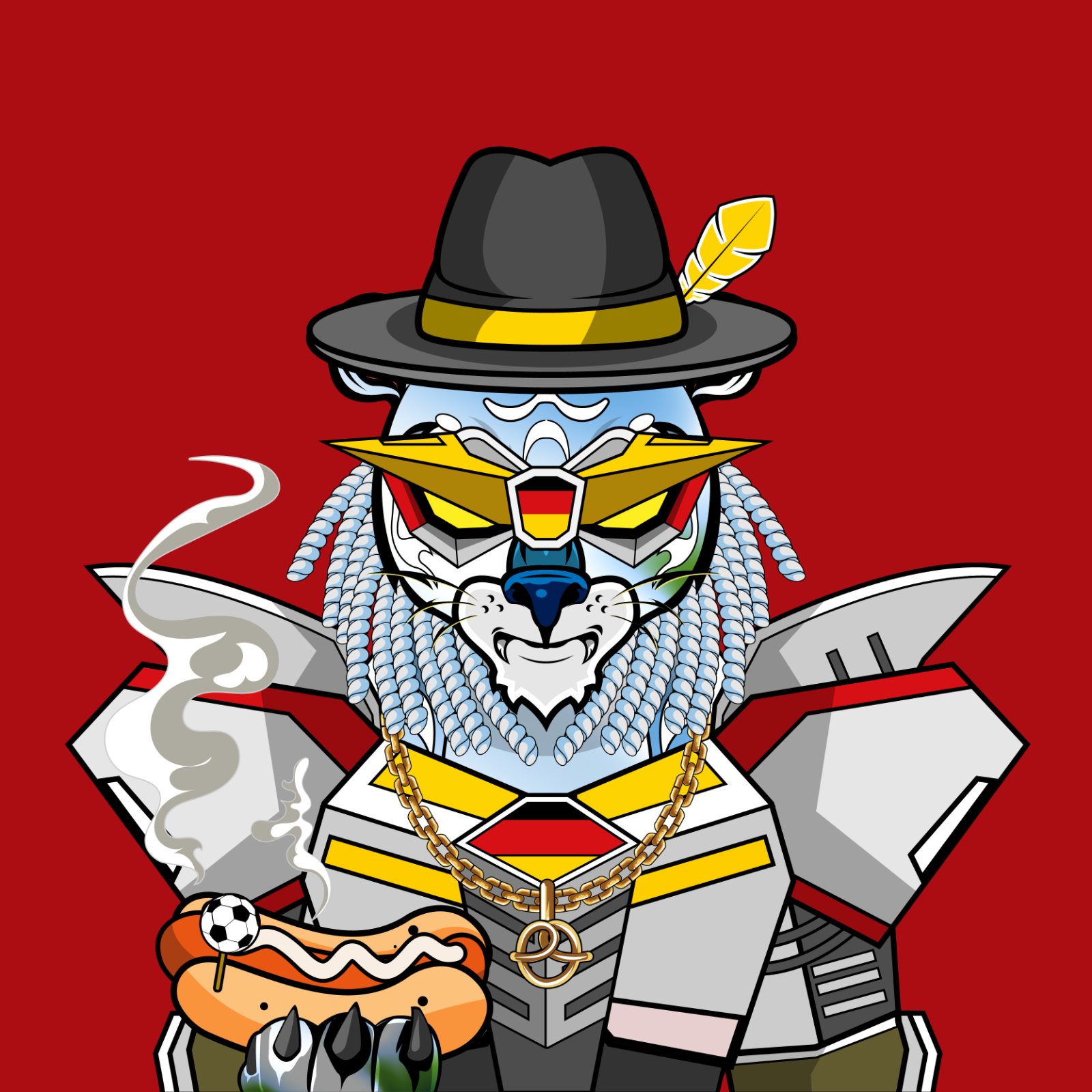 Football TigerChi #1436 NFT on Algorand