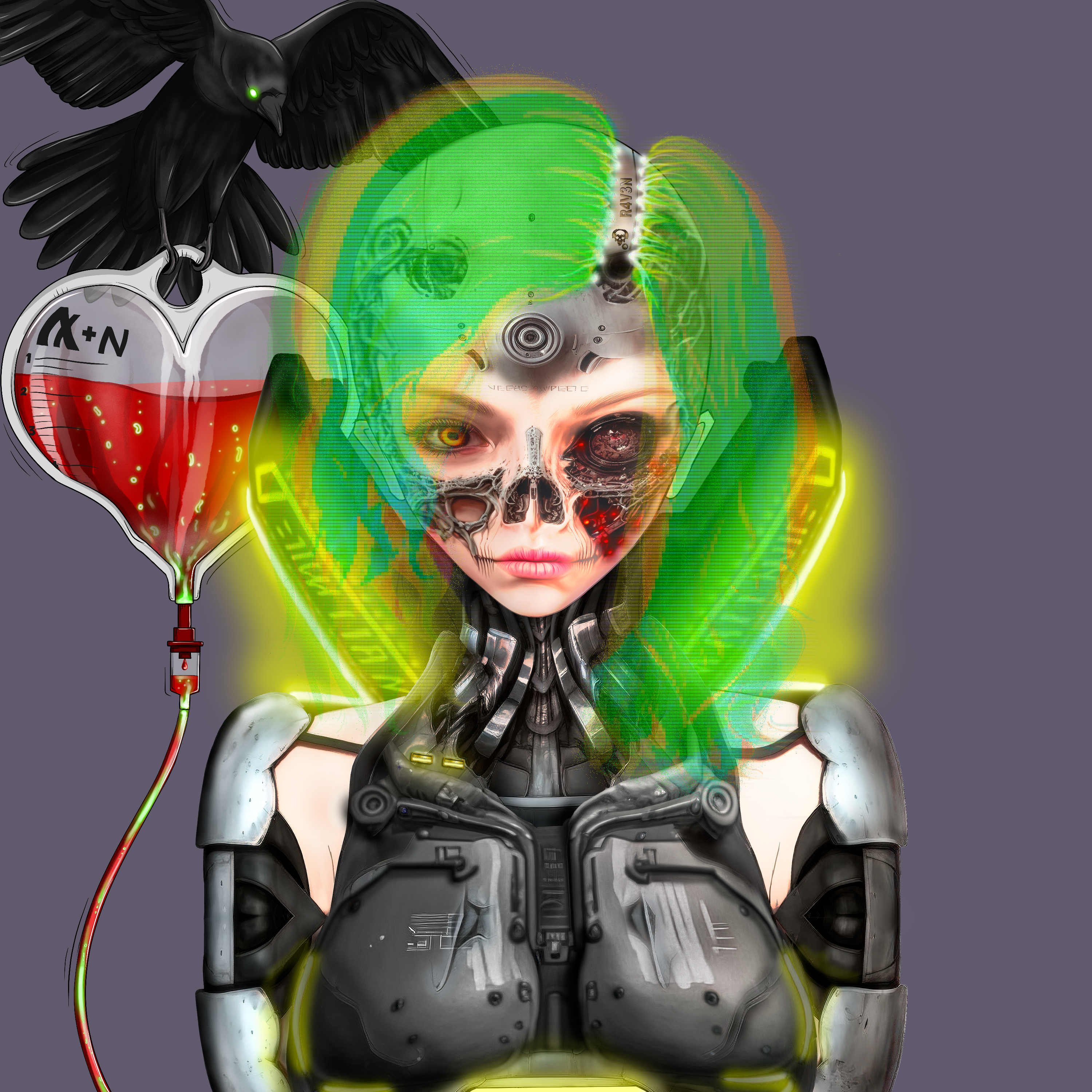 R4V3N Base #254 NFT on Algorand