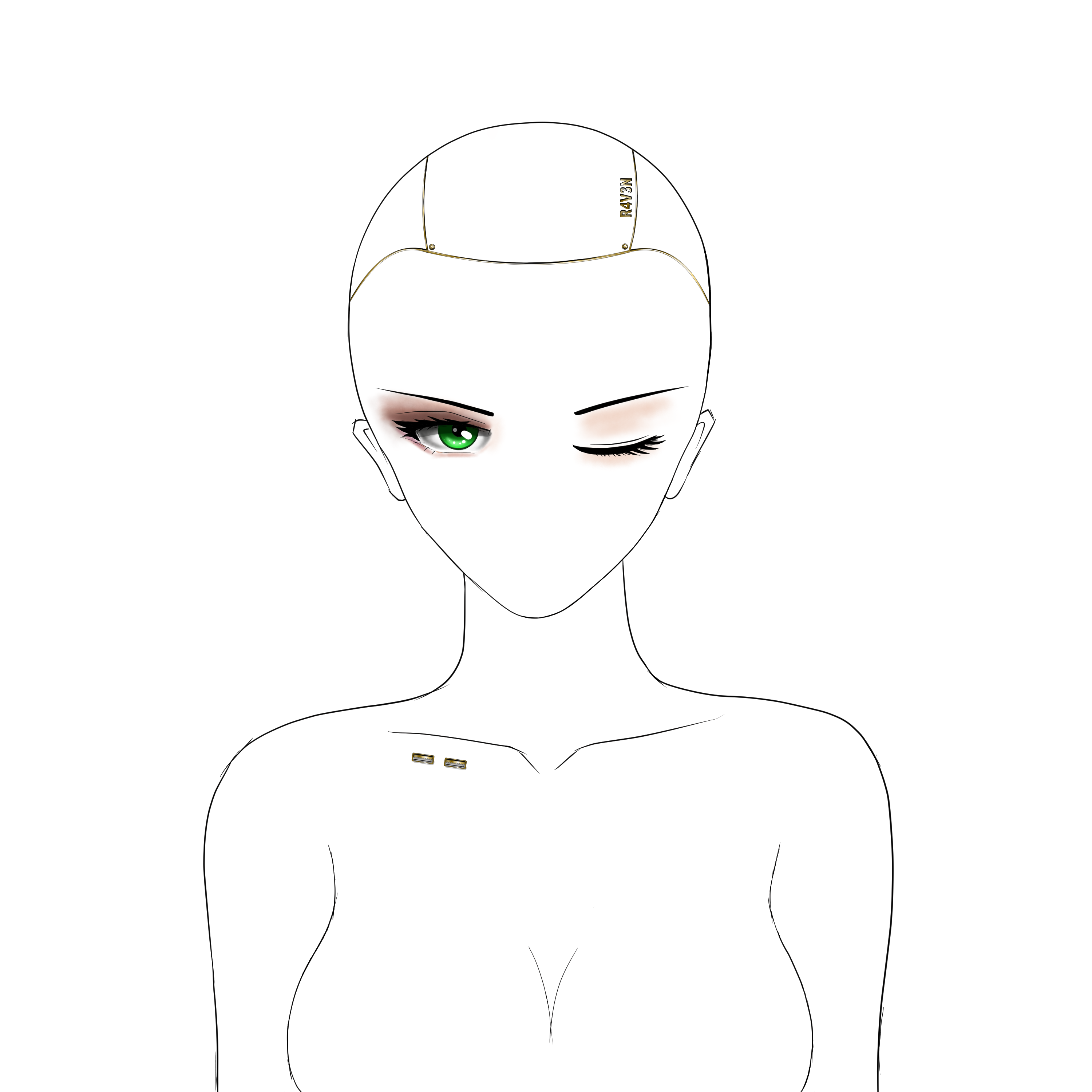 R4V3N Trait - Eyes 09 NFT on Algorand