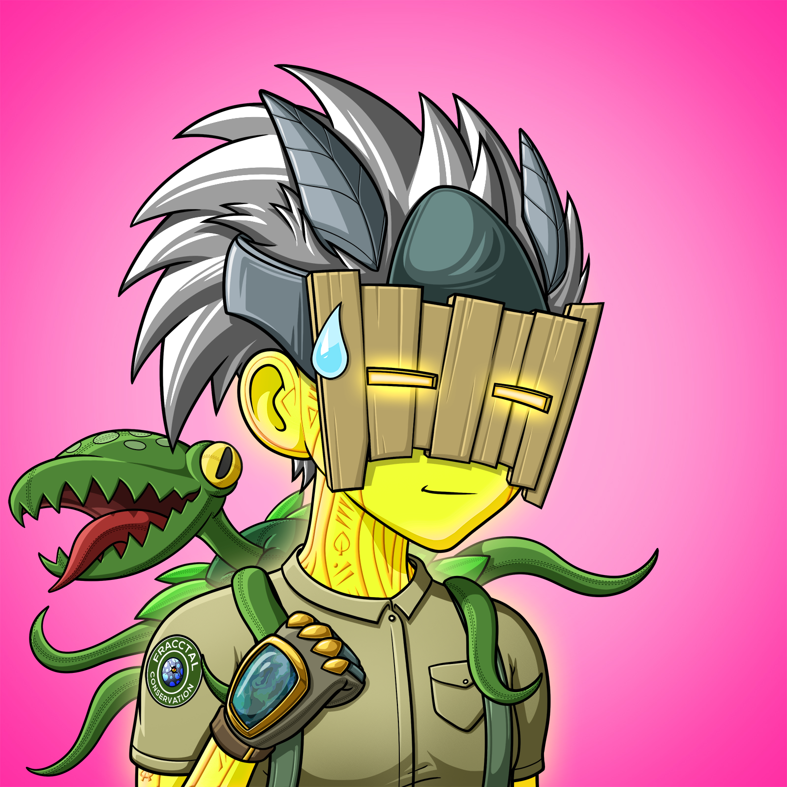 Fracctal Tamer 1920 NFT on Algorand