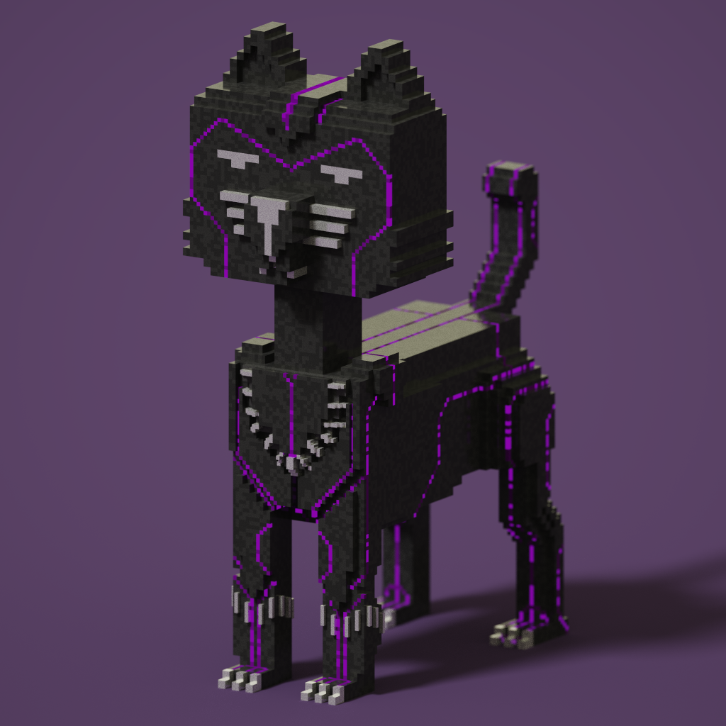 Algoracat Black Panther NFT on Algorand