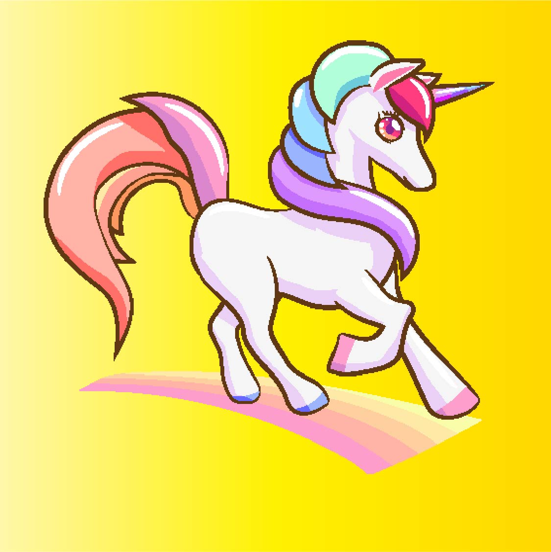 The_Rainbow_Unicorn-05 NFT on Algorand