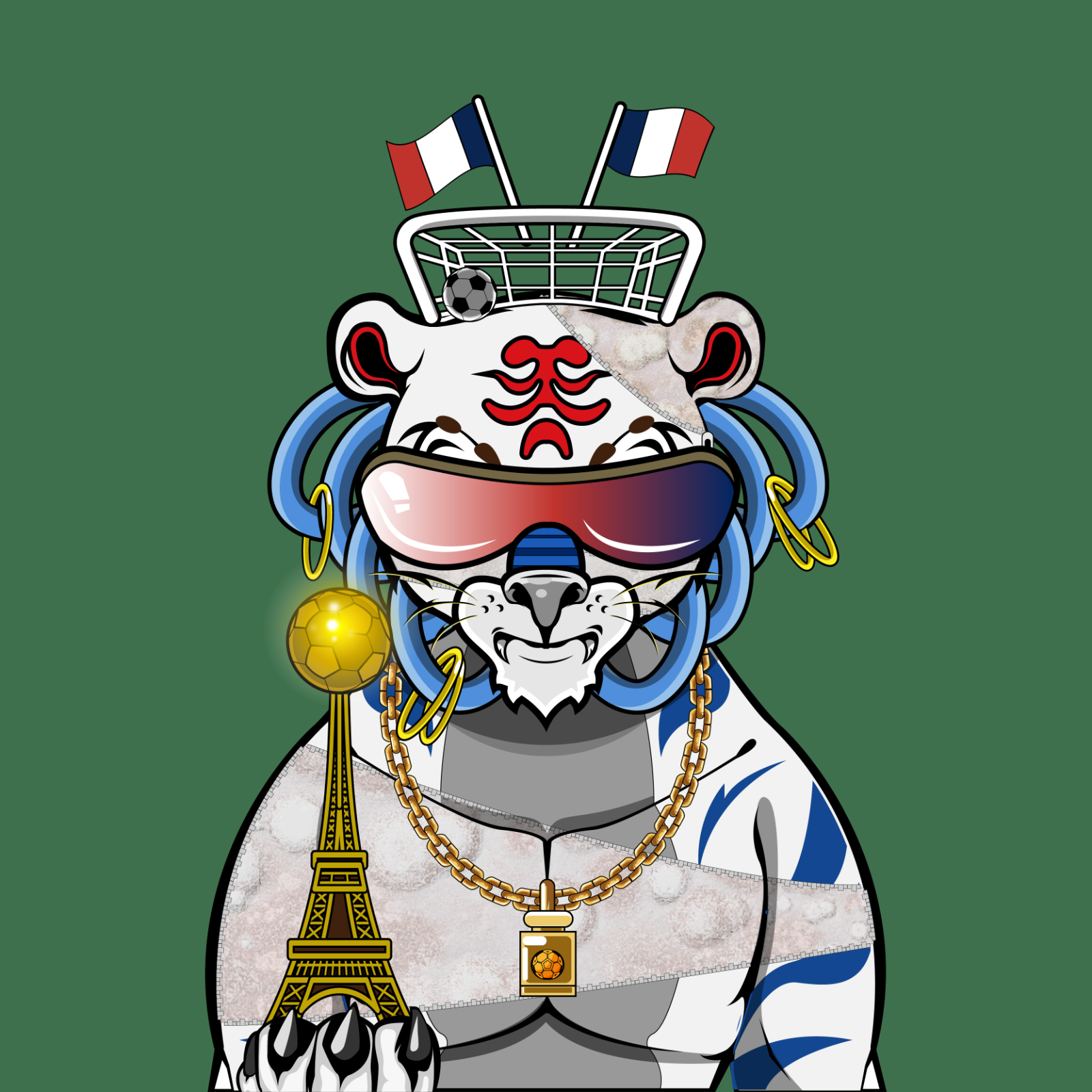 Football TigerChi #1328 NFT on Algorand