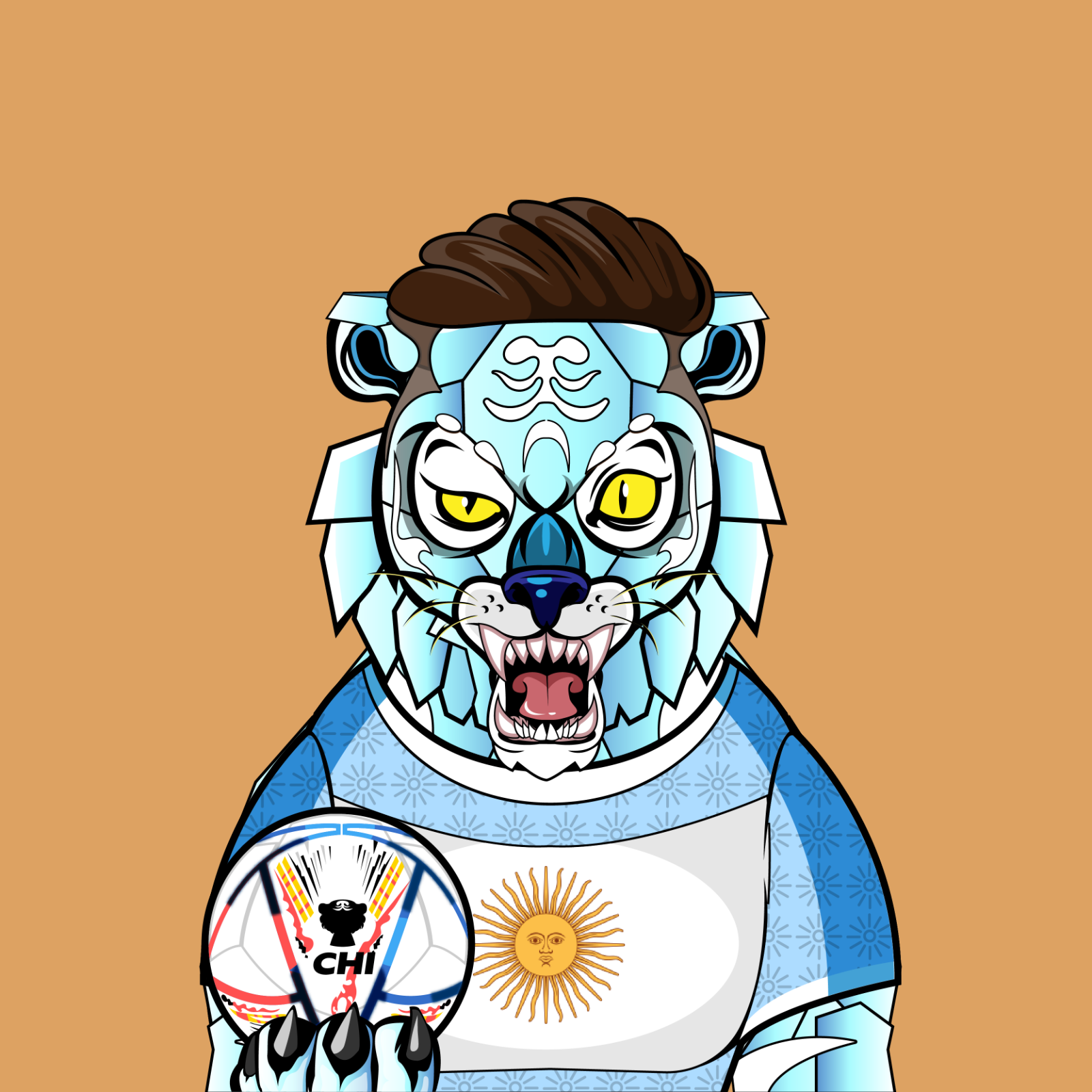 Football TigerChi #1156 NFT on Algorand