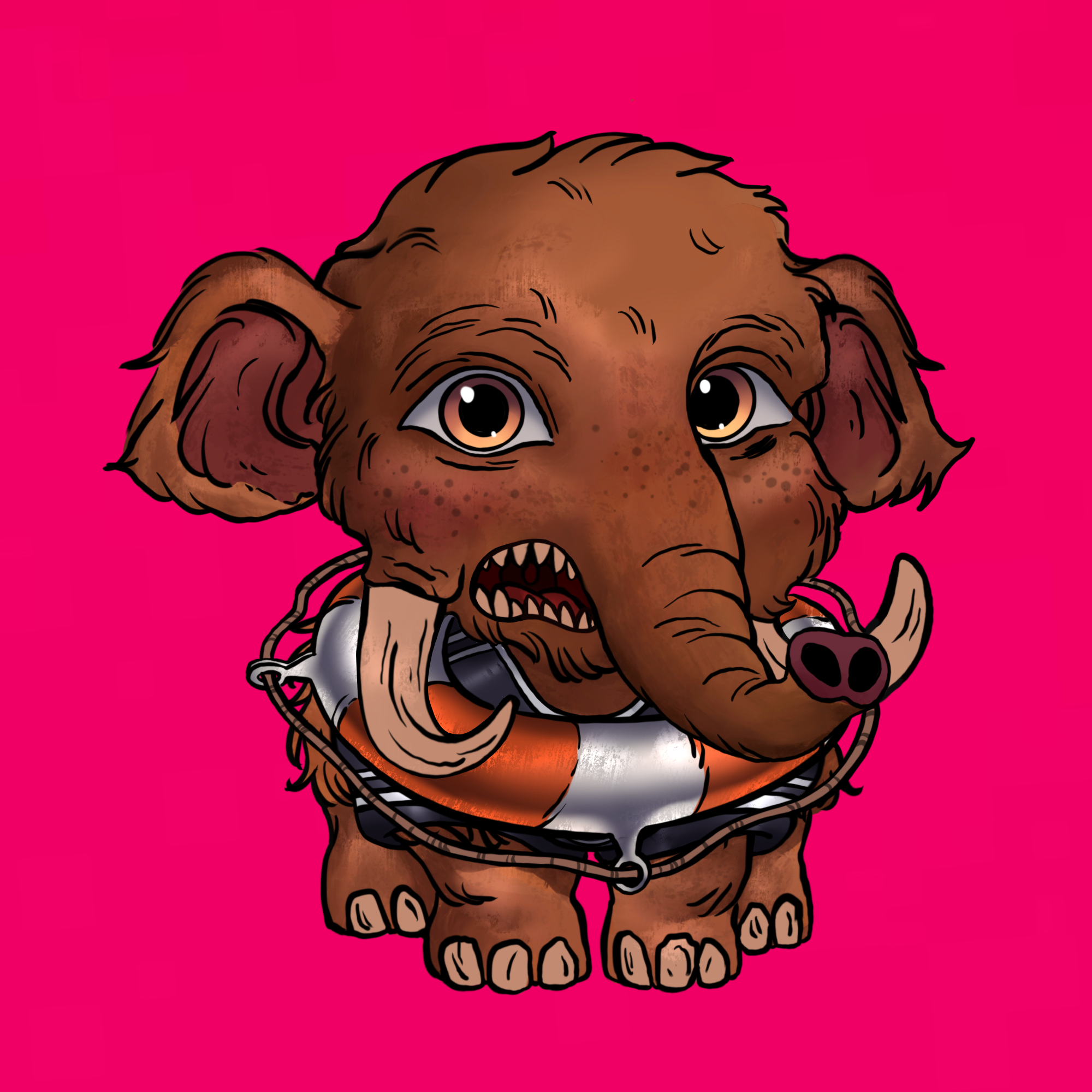 Naughty Mammoth #0198 NFT on Algorand
