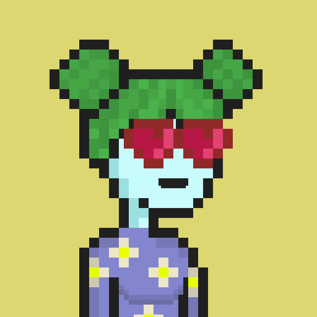 Pixel Gal #114 NFT on Algorand