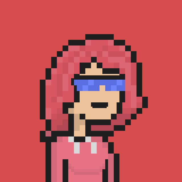 Pixel Gal #155 NFT on Algorand