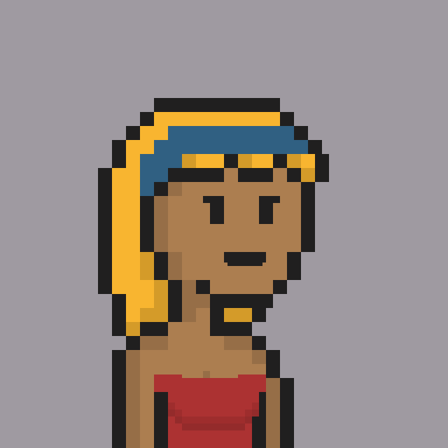 Pixel Gal #160 NFT on Algorand