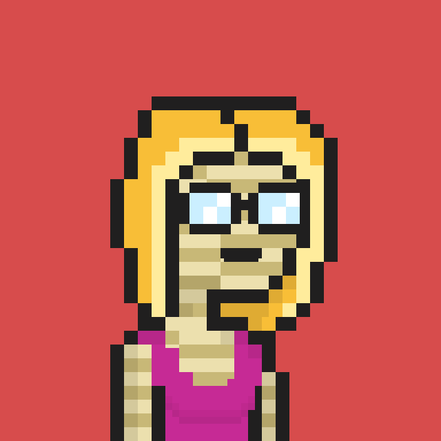 Pixel Gal #173 NFT on Algorand