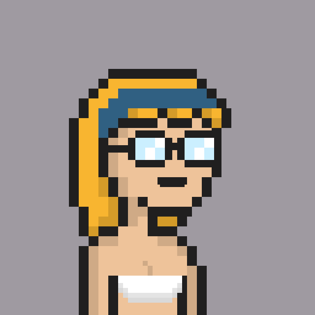 Pixel Gal #185 NFT on Algorand