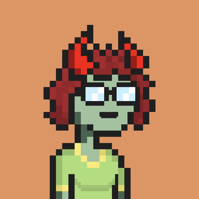 Pixel Gal #187 NFT on Algorand
