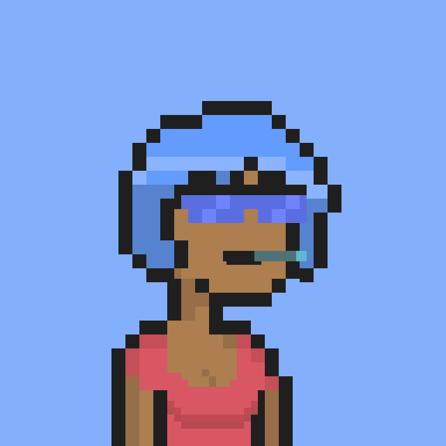 Pixel Gal #190 NFT on Algorand