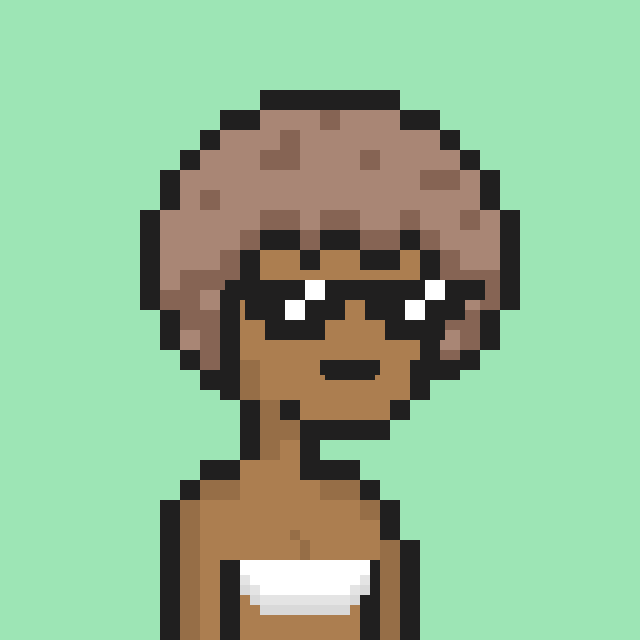 Pixel Gal #208 NFT on Algorand