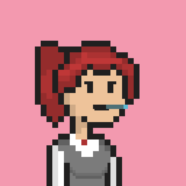 Pixel Gal #296 NFT on Algorand