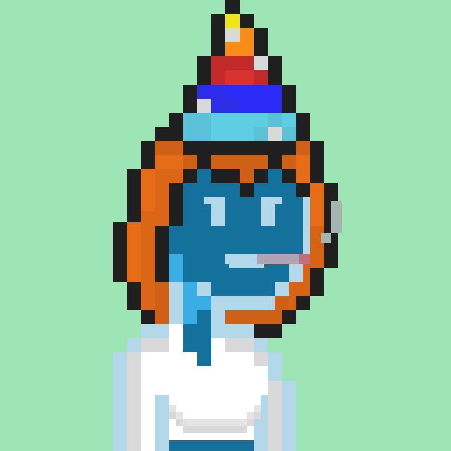 Pixel Gal #304 NFT on Algorand