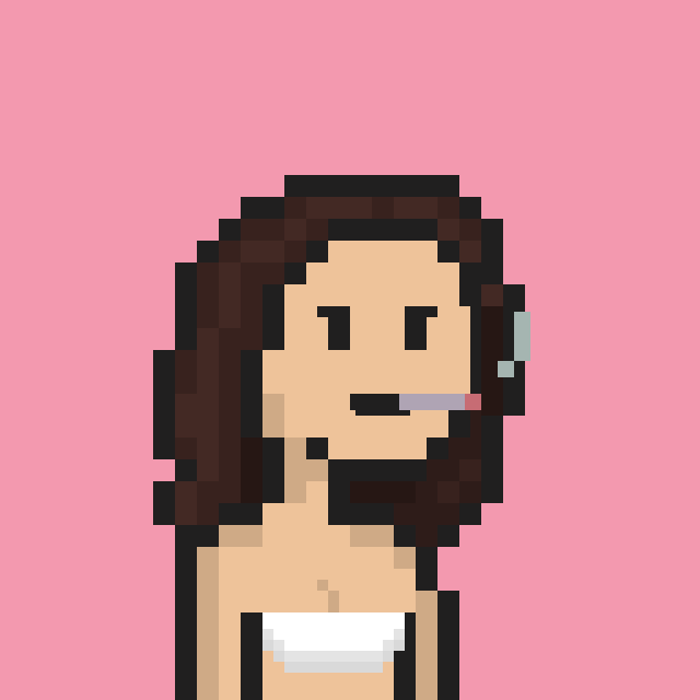 Pixel Gal #323 NFT on Algorand