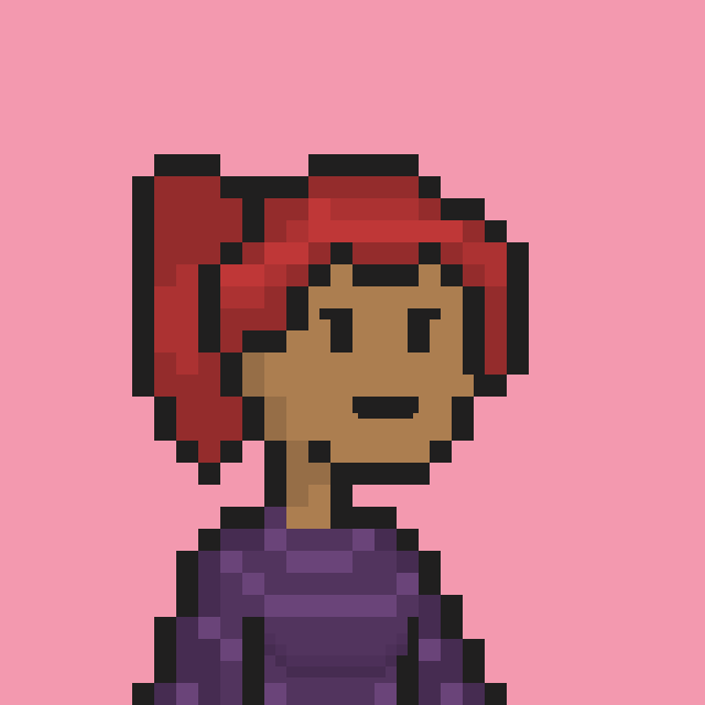 Pixel Gal #338 NFT on Algorand
