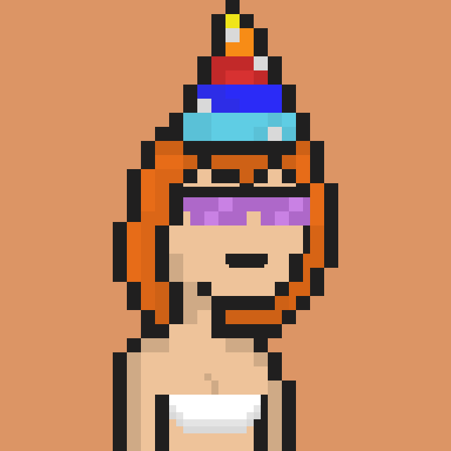 Pixel Gal #34 NFT on Algorand