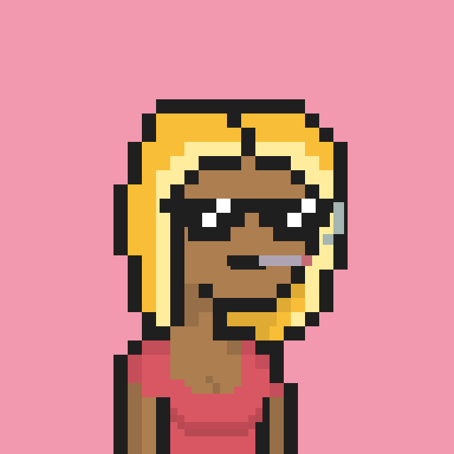 Pixel Gal #378 NFT on Algorand