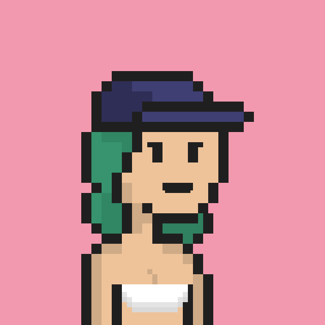 Pixel Gal #382 NFT on Algorand