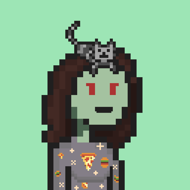 Pixel Gal #404 NFT on Algorand