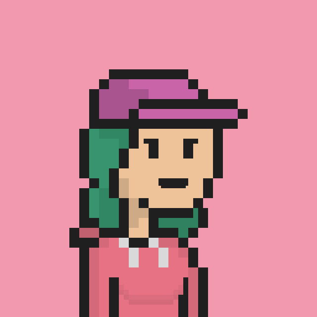 Pixel Gal #414 NFT on Algorand